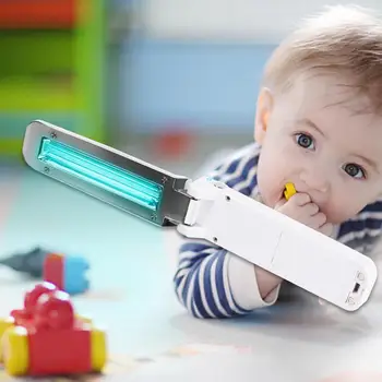 

Personal Care UVC Sterilizer Wand 5V USB/Battery Powered Ultraviolet Quartz Lamp Toddler Baby clothes Clean Tools