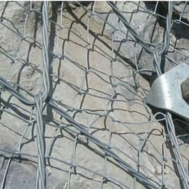 

New GQS2 Noose Net Active Slope Protect Hot-dip Steel Wire Rhombus Spider Protective Mesh Safe Net