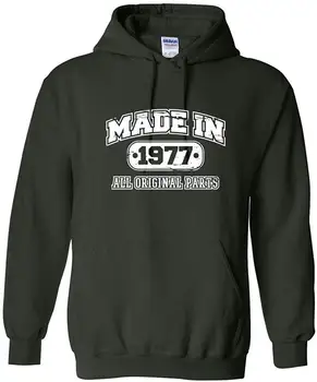 

41st Birthday Hoodie Made in 1977 Sweatshirt Mens Funny Hoodie 3XL Forest Men Women Hoodie Sweatshirt