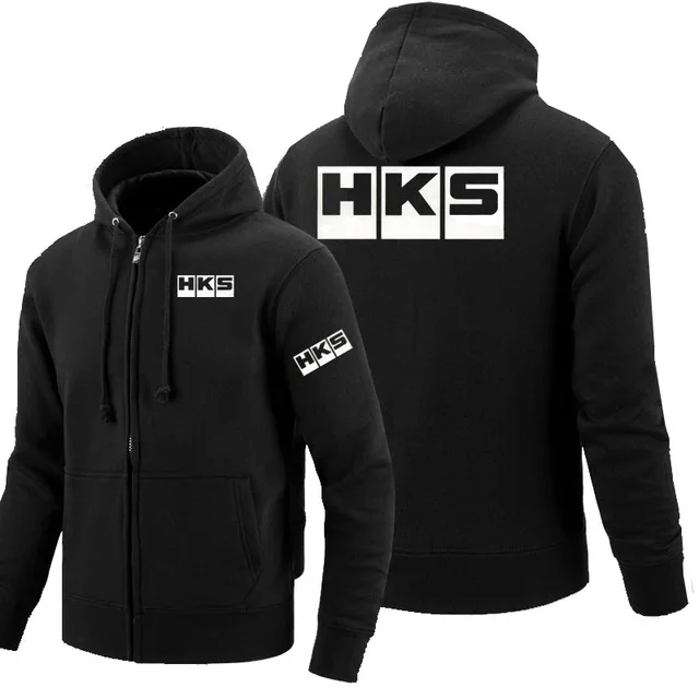 2020 толстовки на молнии для HKS с логотипом толстовка капюшоном из флиса длинным