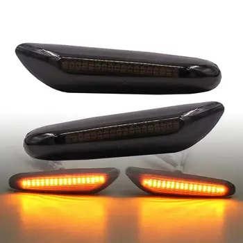 

HiMISS 2PCS for BMW LED Leaf Design Side Board Flowing Steering Light E90 E91 E92 E93