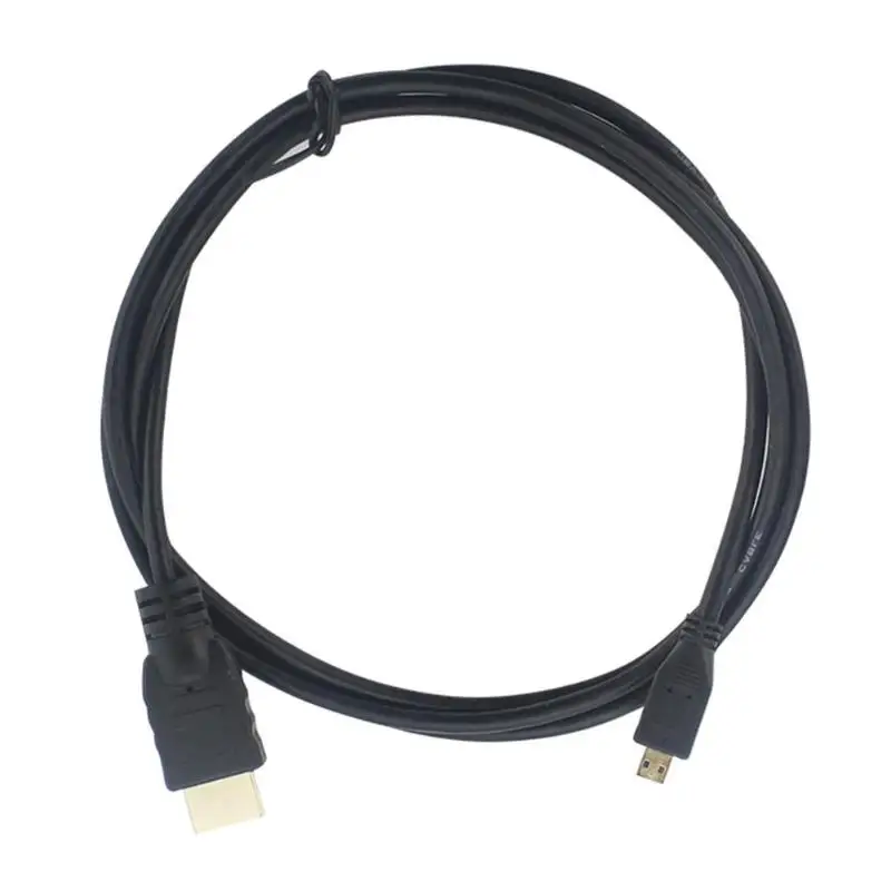 HDMI кабель 1,5 м высокоскоростной Micro HDMI к HDMI кабель 4K HD видео адаптер Шнур позолоченный для Raspberry Pi 4B hdmi кабель