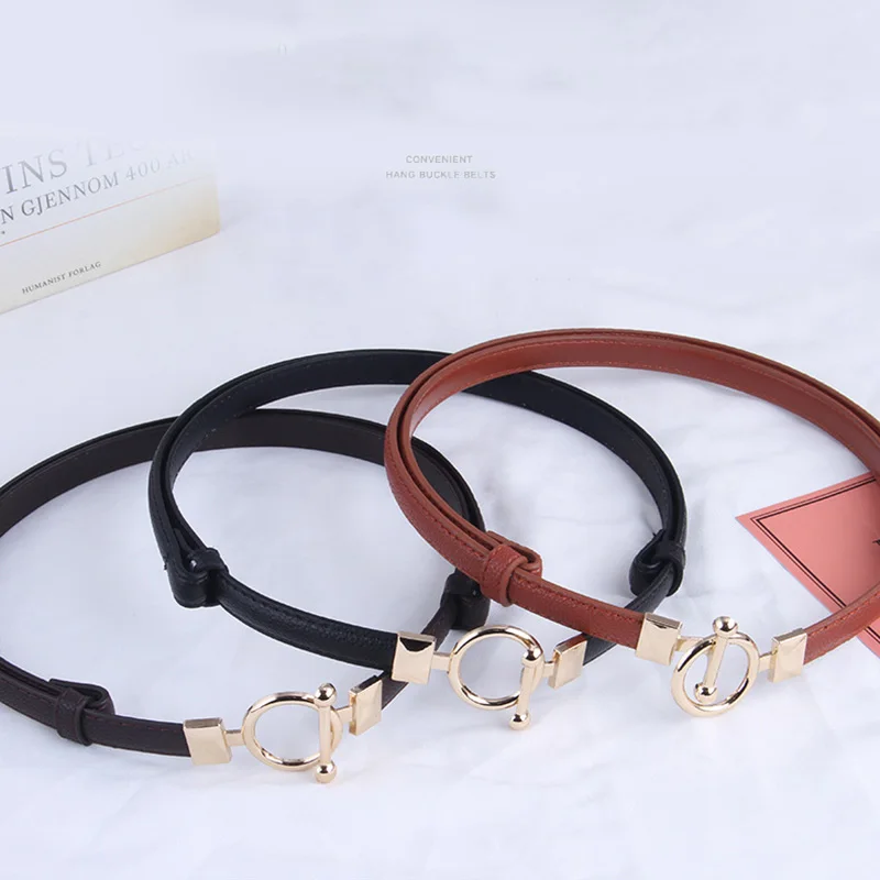 Thin Leather Belt