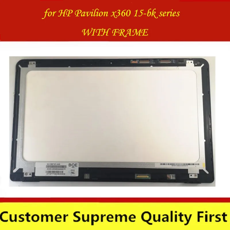 Панель дигитайзера с сенсорным экраном 15 6 дюйма для HP Pavilion X360 15-BK 15-BK020WM 15-BK152NR