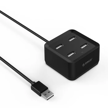 

4-port USB2.0 desktop hub, vertical design, high-speed transmission, non-slip bottom seat, compact and exquisite,ORICO DH4U-U2