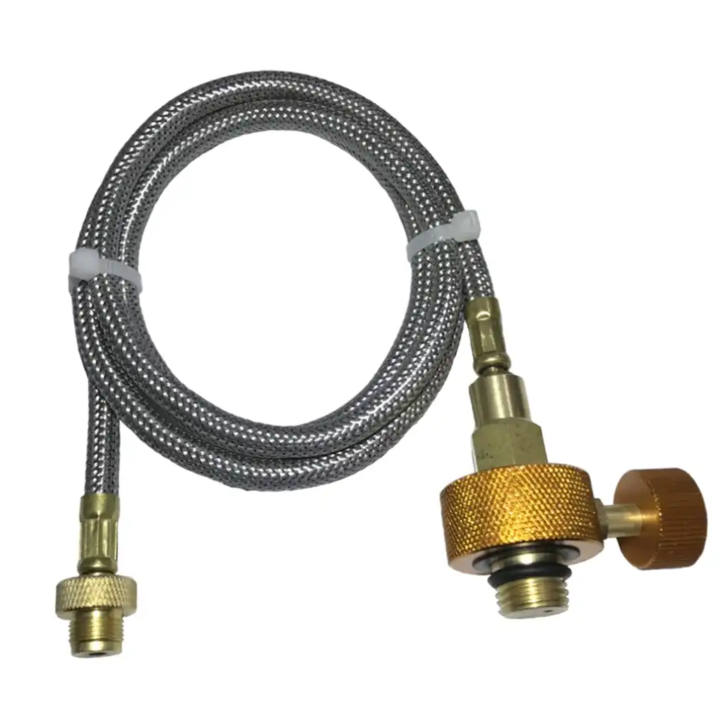 3 5ft Converter Propane Tank Adapter Hose With Fittings For Gas