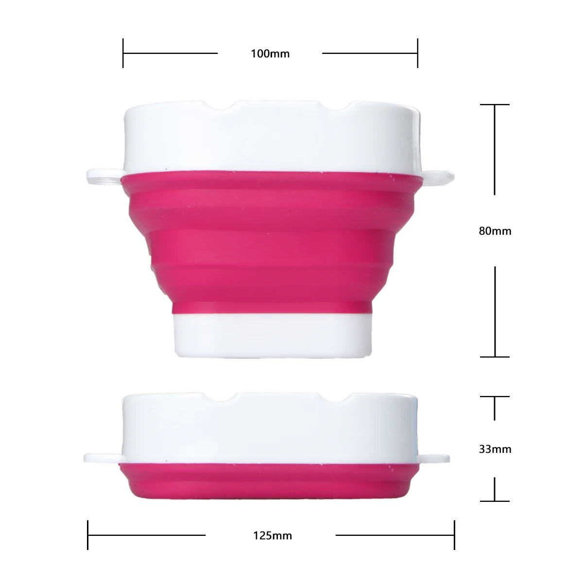 Seamiart Mini Size Silicone Folding Bucket for Washing Painting Brush Watercolor Drawing Tools Paint Pallette color palette watercolor palette