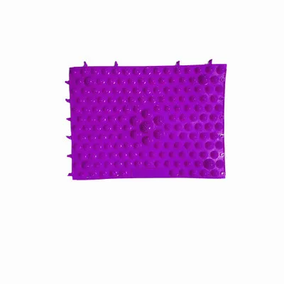Purple Силиконовая прочная рефлексотерапия подушка для массажа ног давление кровообращение пластина коврик массажер для ног игра развлечения йога коврик - Цвет: Purple