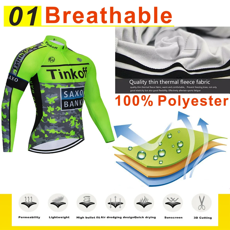 Ropa ciclismo теплый зима Термальность флис велосипедная одежда Для Мужчин's Велоспорт Джерси костюм для прогулок верховой езды на велосипеде, MTB Костюмы комбинезон, комплект