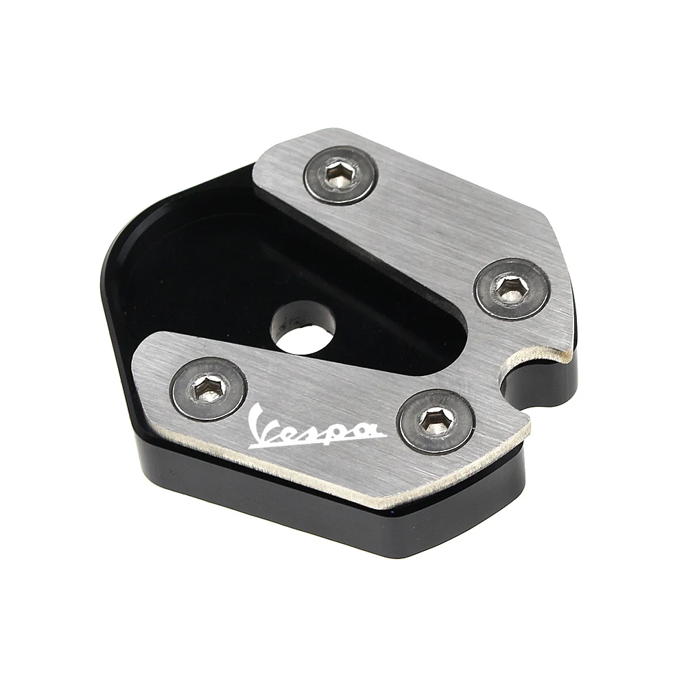 Для VESPA Sprint Primavera нержавеющая подставка для ног боковая подставка для увеличения опорная пластина с логотипом