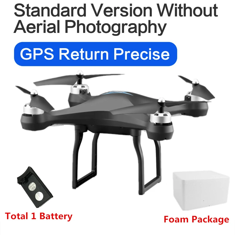 S2 Дрон с gps с 5G WiFi 1080P HD широкоугольная электронная камера gps Intellgent следующий Квадрокоптер Fly 18 mins игрушка VS F11 SG906 - Цвет: No Camera-Foam Box-1
