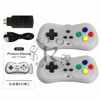 

2 Players 1080P Wireless TV Video Game Console with 638 Games Mini Dual Gamepad Handheld Gaming Consoles