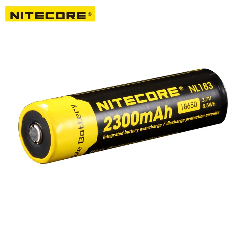 1 шт Nitecore 18650 NL183 2300mAH 3,7 v защищенная PCB литий-ионная аккумуляторная батарея