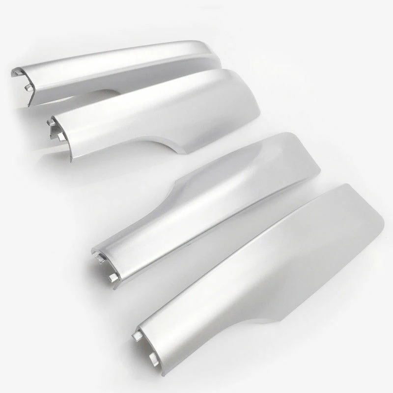 Roof Rack Rail End Cover, 4Pcs Roof Rack Cover Shell Cap Replacement for Toyota Land Cruiser Prado150 2010-14 201