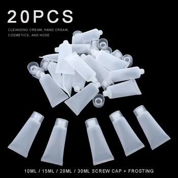 

20x Empty 10ml 15ml 20ml 30ml Squeeze Soft Tube for Lip Gloss Lotion