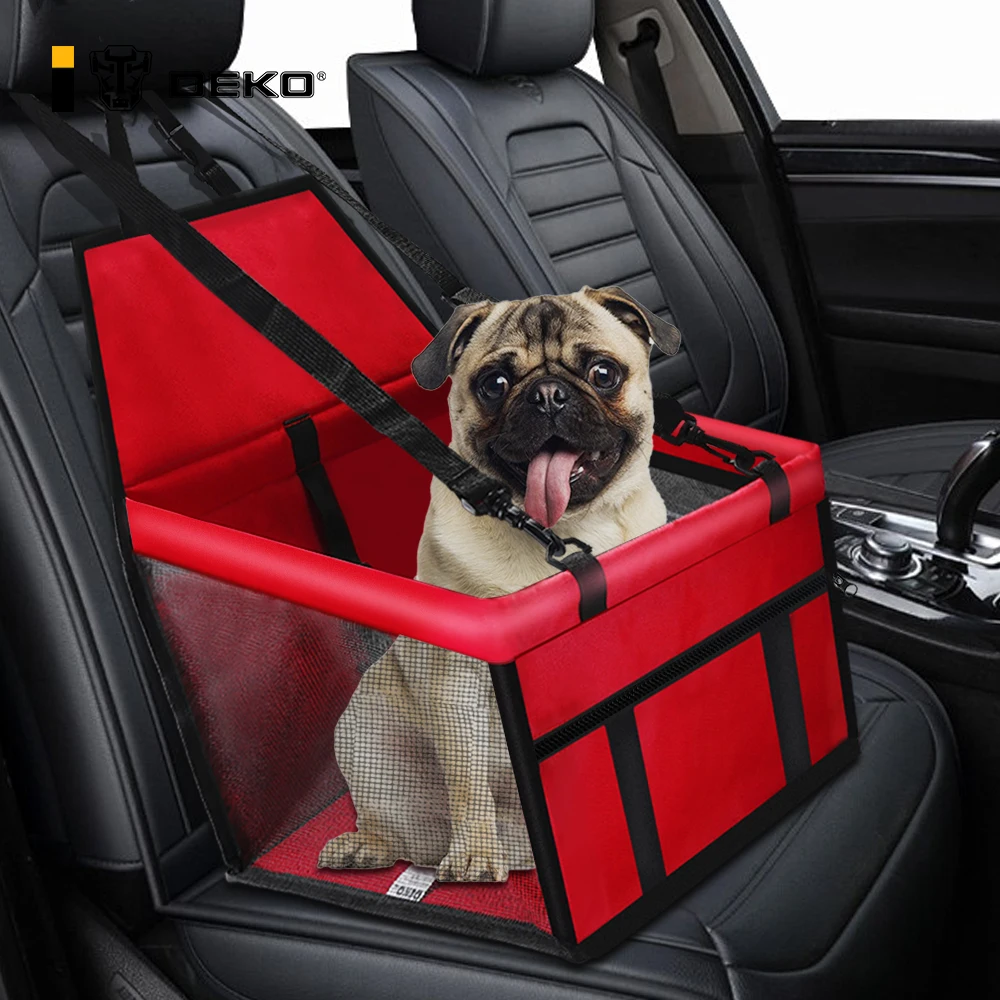 DEKO-Protector para asiento de coche para perros, hamaca plegable de viaje, Protector para mascotas, bolsas colgantes de malla, cesta para el cuidado de gatos, estera impermeable para mascotas
