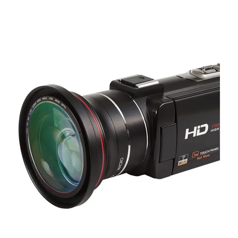 Объектив камеры ORDRO HD 0.39X супер широкоугольный объектив для видеозаписи видеокамеры(FS-1