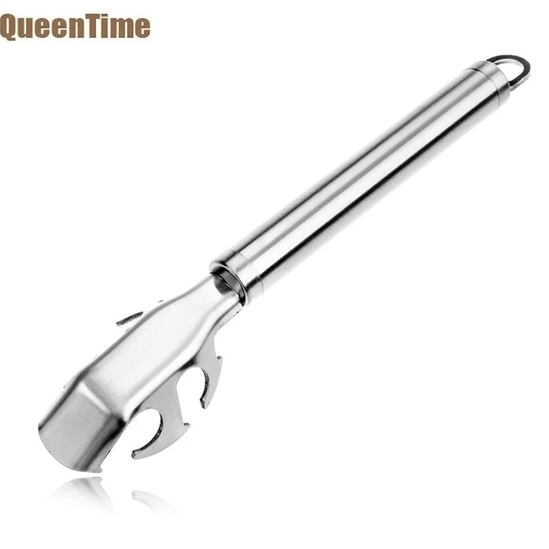 QueenTime из нержавеющей стали горячие клипсы зажим открывалка для бутылок Чаша Захват щипцы для снятия крышки держатель пластины горшок зажимы кухонные инструменты