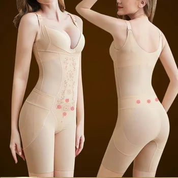 

Women Shaper Bodysuit Body Butt Lifter Shaper Waist Tummy Control Push Up Chest Jumpsuit Back Off Shapewear Elegant Shaper Lady