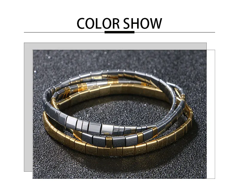 ELEGANCE 11 Armband Bracelet Charm Strand Couple Bracelet Naturelle Pulseras Magnetite Bracelets for Women and Men