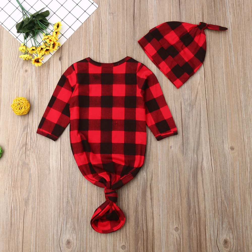 Infant Baby Sleeping Bags Newborn Infant Bedding Blanket Swaddle Wrap Gown 2PCS Outfits Set