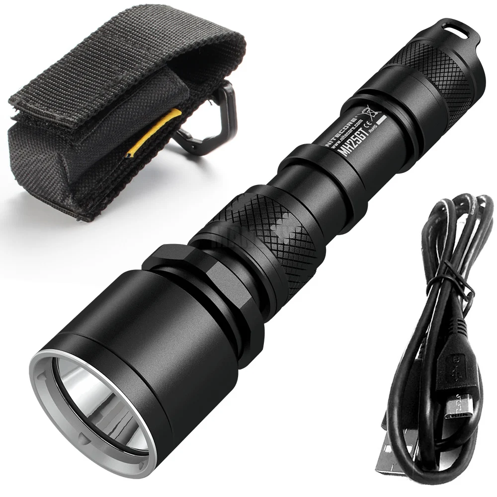 10% скидка тактический светодиодный водонепроницаемый фонарик NITECORE MH25GT 3400 лм|outdoor