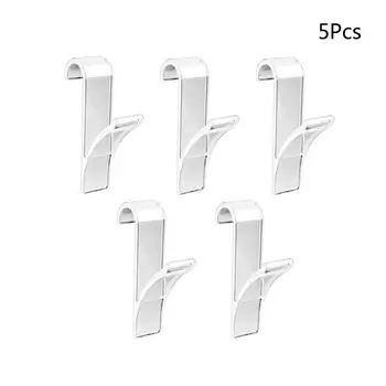 

5PCS Y Shape Hook Towel Hanger Bath Hanging Holder Storage Rack for Radiator Bath Hook Holder Storage Rack Bath Hook White Clear