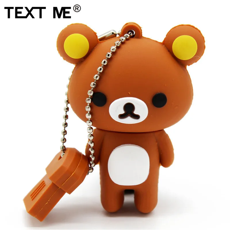 TEXT ME usb 2,0 USB stick8 8 модель Маленький милый медведь USB флеш-накопитель 4 ГБ 8 ГБ 16 ГБ 32 ГБ карта памяти usb