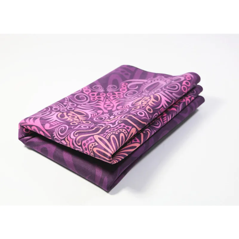 Print Yoga Matress 1.5mm Natural Rubber Suede Non Slip Yoga Mat Cover Workout For Gym Ftness Pilates Exercise Travel Yoga Mat