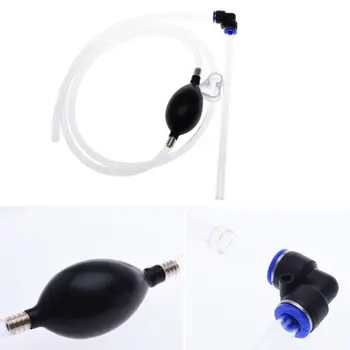 

Multipurpose Manual Water Changer Fuel Primer Hand Siphon Pump Gas Petrol Oil Liquid Water Transfer Hose Cleaning