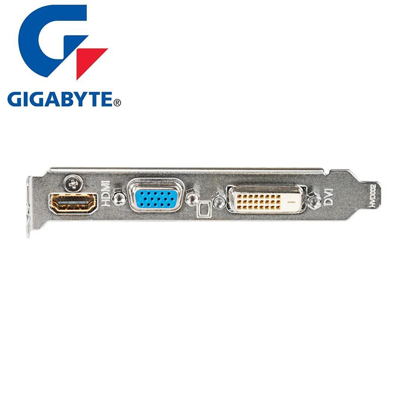 GIGABYTE GT 730 2 Гб видеокарты 64 бит GDDR5 видеокарта для nVIDIA Geforce GPU прочнее, чем GT 730 2G GT730 2 Гб б/у