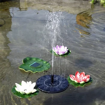 

Solar Fountain Pump Garden Decoration Solar Powered Floating Bird Bath Water Panel Fountain Pump Garden Pond Pool 5 Spray Heads