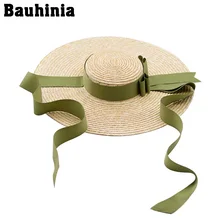 Bauhinia летние широкие соломенные шляпы с большими полями для