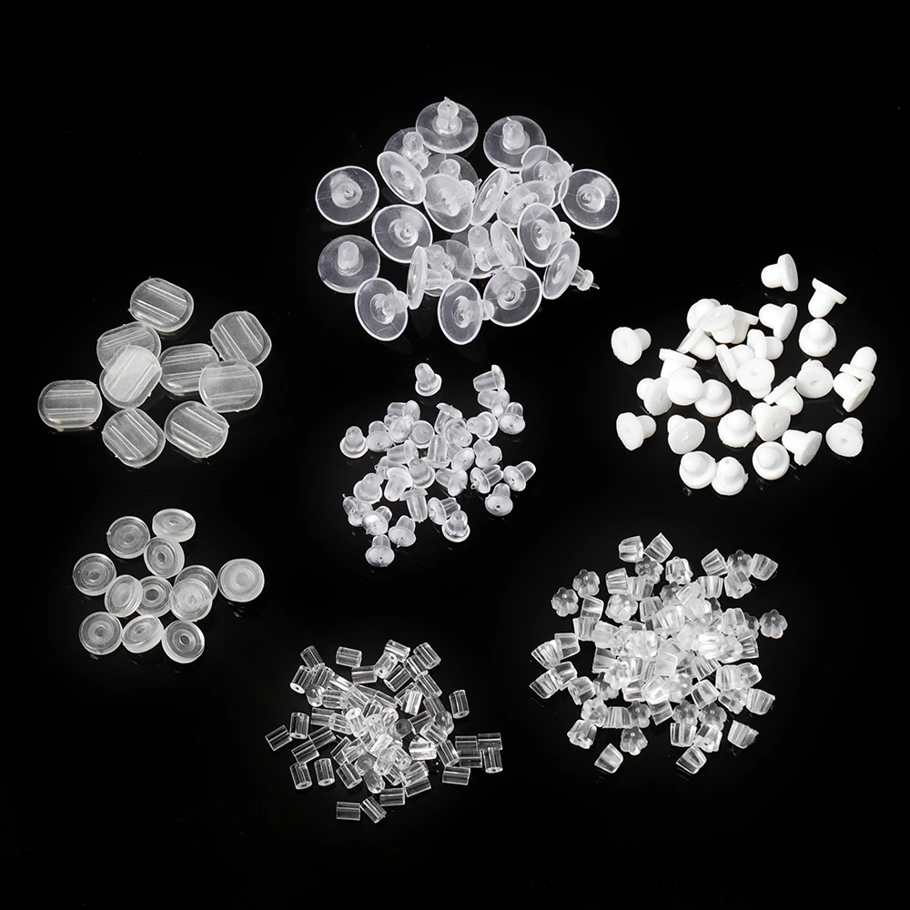 200 Ohrring Verschlüsse Transparent - Sichere Stecker Für Ohrringe Und Ohrstecker