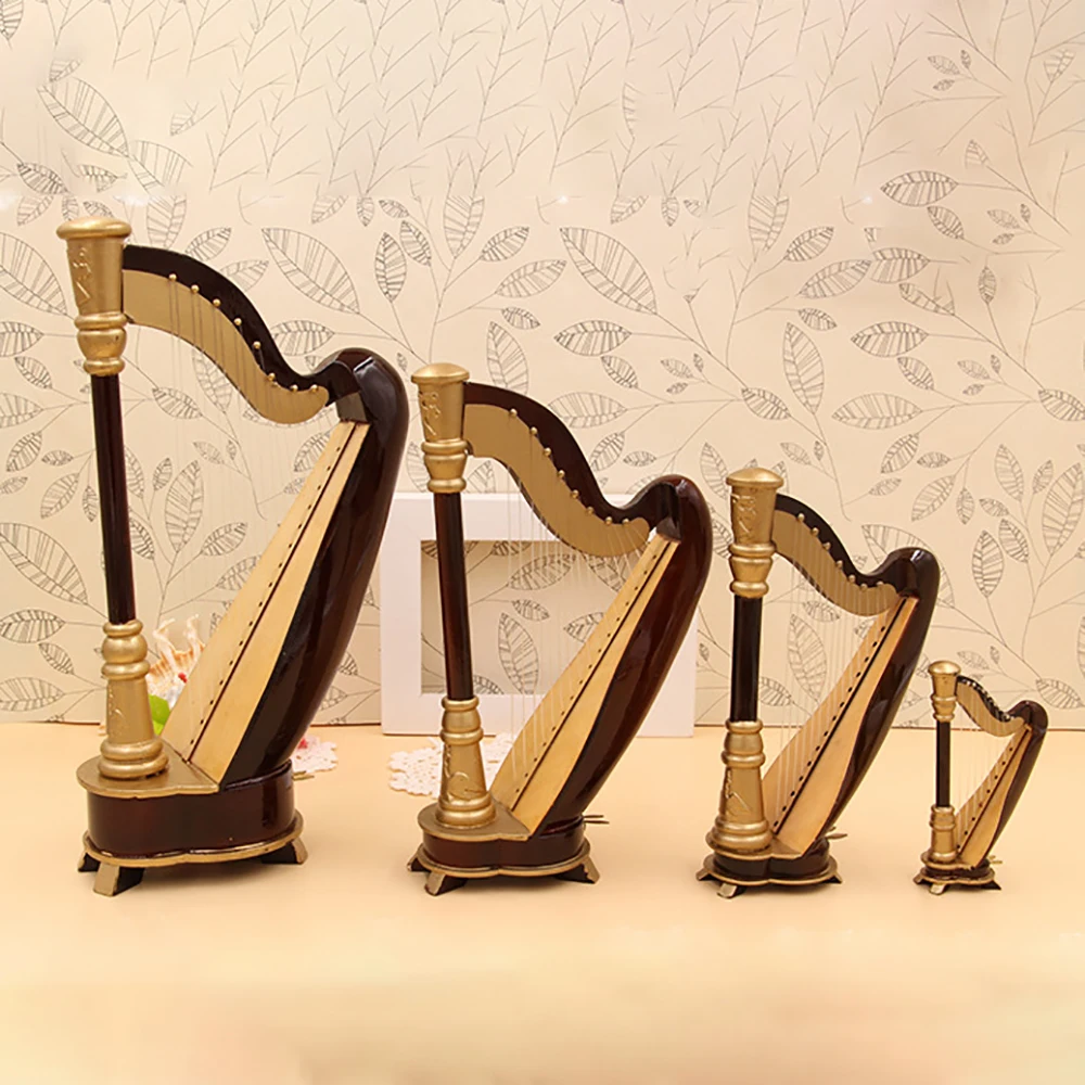 Miniatur Harfe Mini Musikinstrument Dekoration