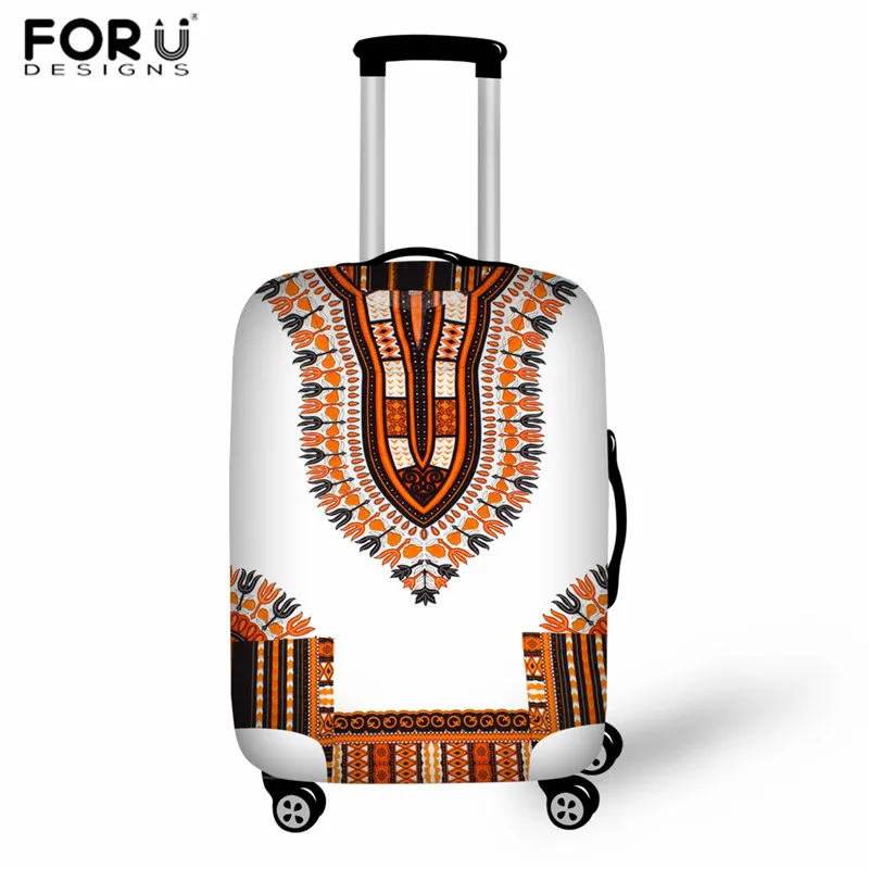 L4957 FORUDESIGNS, Африканский этнический традиционный принт, чехол для чемодана, защитный, для женщин, винтажный, для путешествий, аксессуары, на молнии, чехол для чемодана - Цвет: L4957