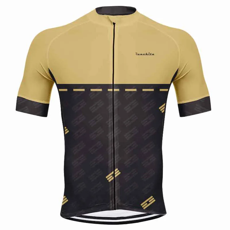 Maillot Ciclismo Hombre RUNCHITA Лето Anti-UV Pro team велосипед с коротким рукавом Велоспорт Джерси велосипед Джерси велосипедная одежда - Цвет: Jersey    07