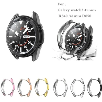

Ultra Slim Protector Case For Samsung-Galaxy Watch 3 45mm 41mm Watch3 Soft Hollow Out Smart Watch Cover Protective Bump