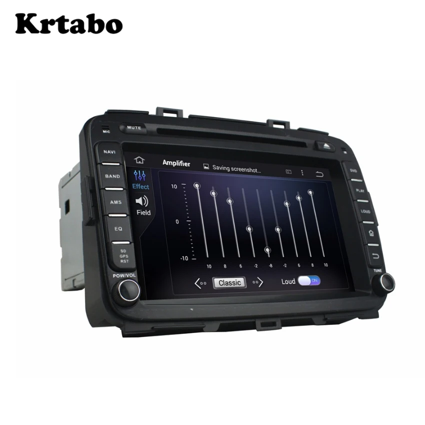 Krtabo автомобильный Радио Android мультимедийный плеер магнитофон автомобильный DVD gps навигация стерео для KIA Carens 2013