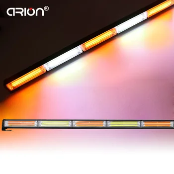 

90W COB LED Emergency Warning Light Bar Traffic Vehicle Flash Strobe Lamp Amber White Red Blue