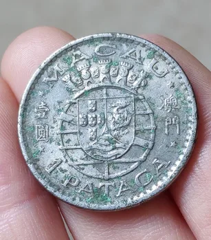 

Old Macao1 dollar 28.5mm Old Macao Coins Old Original Coin Collectible Edition 100% Real Rare Commemorative Coin Random Year