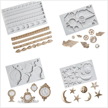 

Wing Silicone mold fondant mold cake decorating tools chocolate gumpaste soap candle baking mold