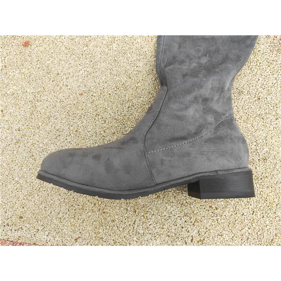 

plus size snow heel 2019 Long Woman boots