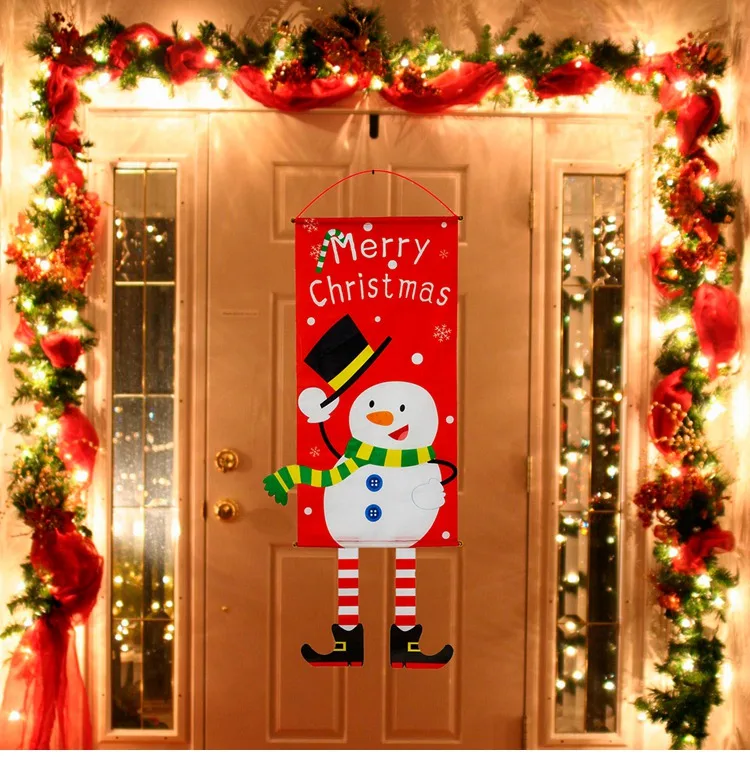 Рождественский Санта-Клаус, занавеска для ванной комнаты, Рождественский Декор для дома, рождественские, украшения, рождественские подарки, новогодние