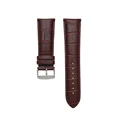 Brown silver buckle