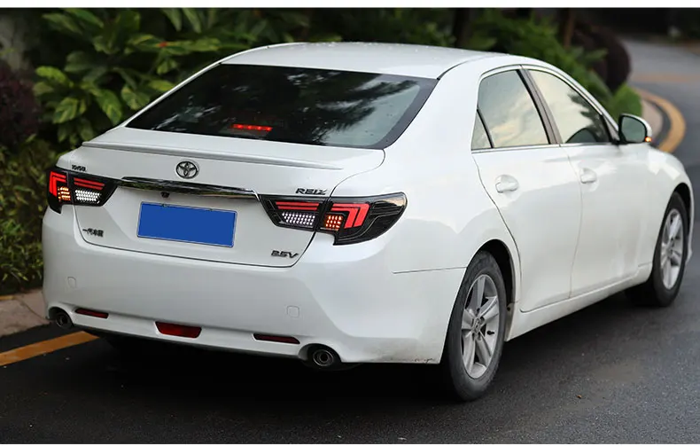 Задний фонарь для автомобиля Toyota Mark X- рейз задние фонари светодиодные противотуманные фары DRL дневные ходовые огни тюнинг автомобильные аксессуары