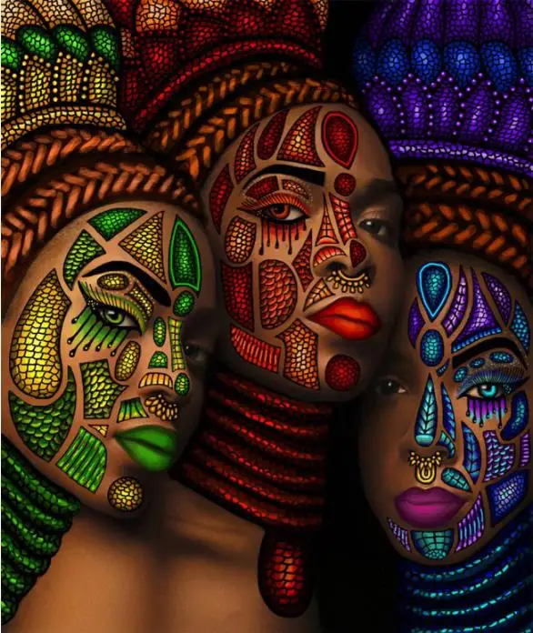 Маска женская алмазная живопись индийские женщины мозаичная вышивка полная