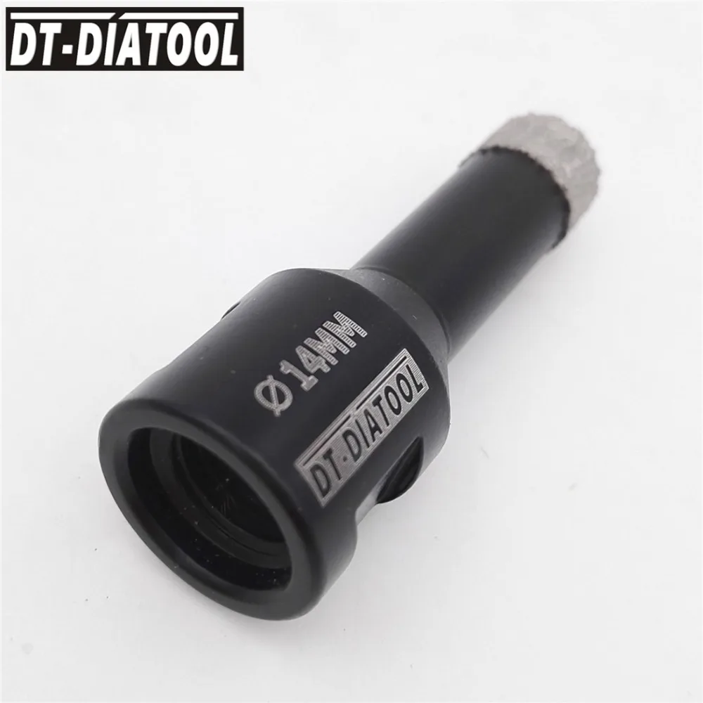 DT-DIATOOL 2 шт. M14 диаметр 14 мм сухой вакуумной пайки Алмазные сверла коронки керамическая плитка отверстие пила гранит мрамор камень сверла