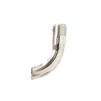 

45mm OD x 1-1/2" BSP Male Thread 304 Stainless Steel Sanitary 90 Degree Elbow Pipe Fitting For Home Brew Homebrew