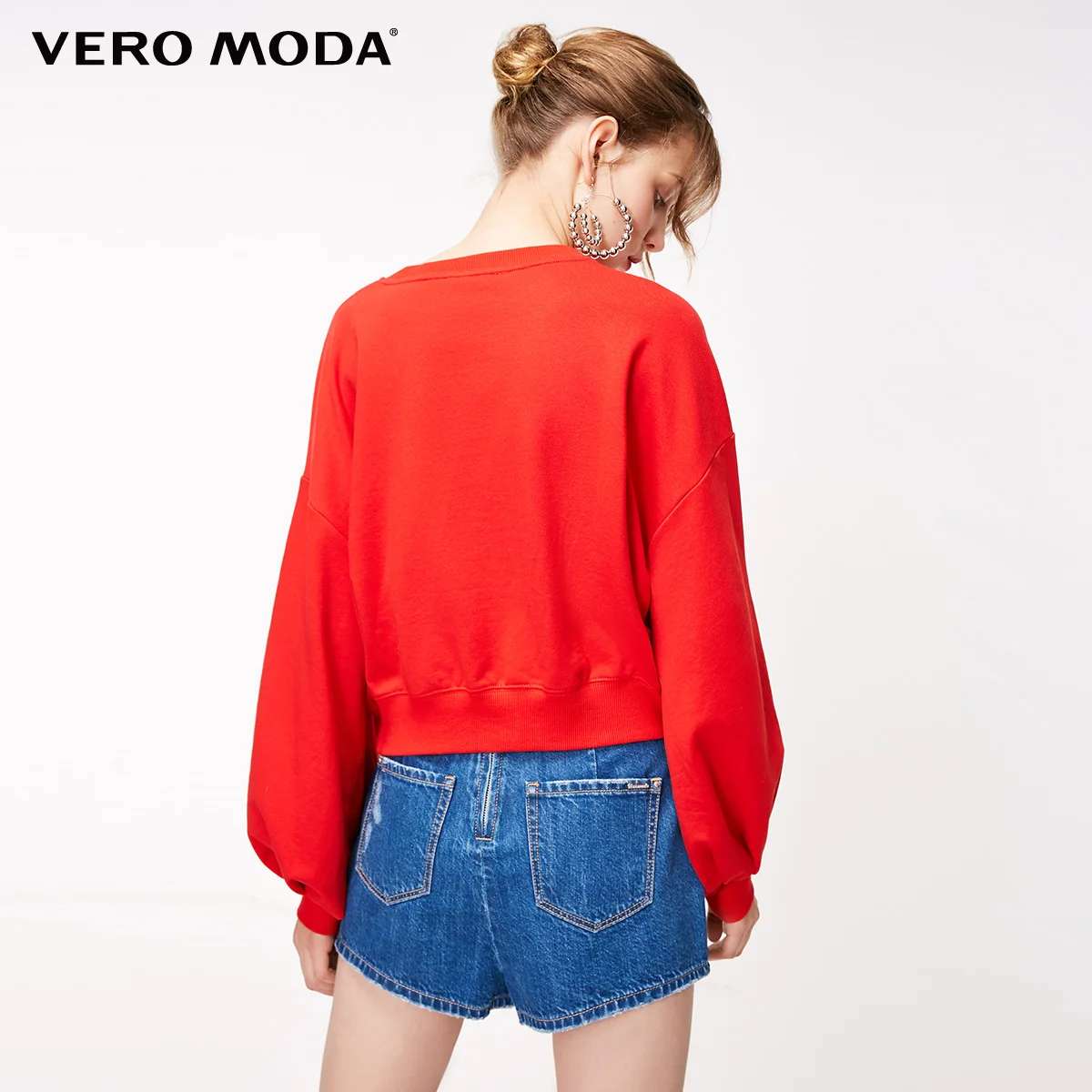 Vero Moda Женская толстовка с круглым вырезом и декоративными косами | 319133506